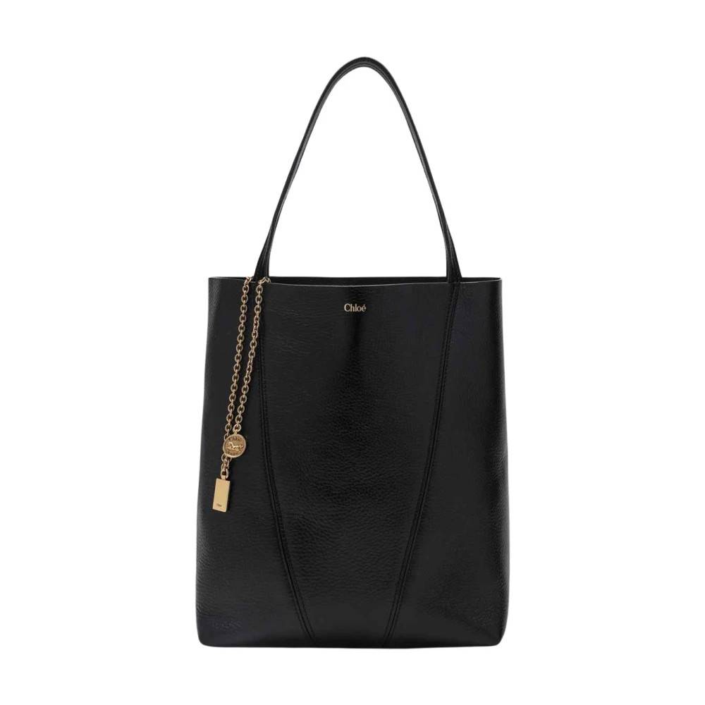 Chloé Spin Tote - Tasker - Dame - Sort - ONE SIZE - Uld