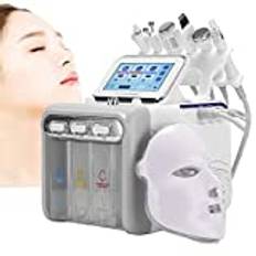 7 I 1 Hydro Ansiktsmaskin, Hydrogen Oxygen Beauty Machine, Skin Care Beauty Machine, Med Led Ansiktsmask, FöR HudföRyngring/Lyftning/Uppstramning/DjuprengöRing, GöR Huden Klar Och StråLande