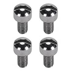 Respefinem 4 Pack Singer Presser Foot Shank Skruv ersättare Tungt järnmetallsymaskin Tillbehör kompatibla med 4423 2250 1304 1306 2277 2282 2263 M1500 M2100 MX60 och mer