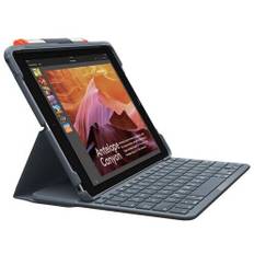 Logitech Slim Folio Case Y-R0051 | iPad 10.2" (Gen 5, Gen 6) | grå/sort | DE