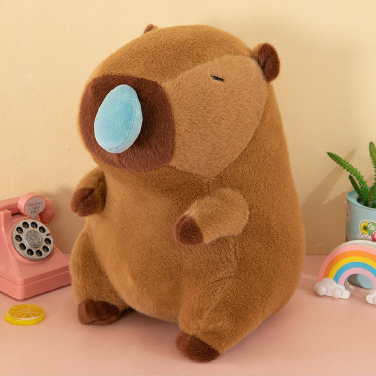Leap Raupe Capybara Plush Toy, Runny Nose, 22cm