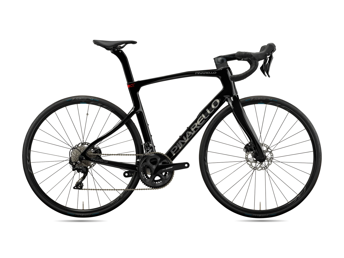 Pinarello X1 2026 - Shimano 105 2x12sp - Shimano WH-RS171 - 064 / 530 / Shiny Black (530)