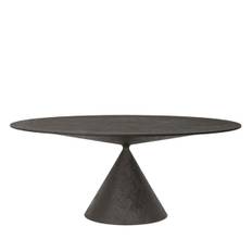 Desalto Clay Bord - Stone Finish - Ø180cm. - Black concrete D66
