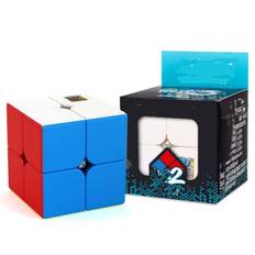 2x2x2 Mini Pocket Cube Speed 2x2 Magic Cube Profession Cube Pedagogiska leksaker för barn, Magic Cube - Multifärgad (En-Storlek)