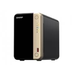 QNAP TS-264 - NAS-server - 2 fack - 16 TB - SATA 6Gb/s - HDD 8 TB x 2 - RAID 0, 1, JBOD - RAM 8 GB - 2.5 Gigabit Ethernet - iSCSI support