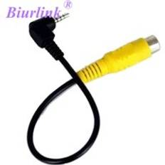 Universal gps videokabel gps av in adapter 2.5mm av-in kabel bil bakkamera till gps 5 st / parti