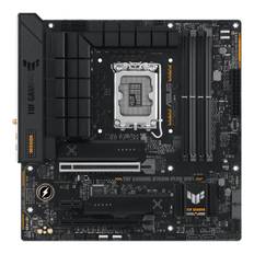 ASUS TUF GAMING B760M-PLUS WIFI - Motherboard - micro ATX - LGA1700-Sockel - B760 Chipsatz - USB 3.2 Gen 1, USB 3.2 Gen 2, USB4, USB-C 3.2 Gen2, USB-C 3.2 Gen 2x2, USB-C 3.2 Gen 1 - 2.5 Gigabit LAN, Wi-Fi 6, Bluetooth - Onboard-Grafik (CPU erforderlich)