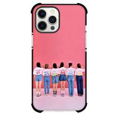 IVE Case For iPhone Samsung Galaxy Pixel OnePlus Vivo Xiaomi Asus Sony Motorola Nokia - IVE Standing Back Pink Background