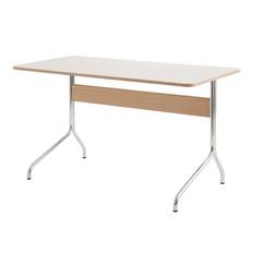 &Tradition - Pavilion Av16 Skrivbord / Oak / Chrome Legs - Mushroom
