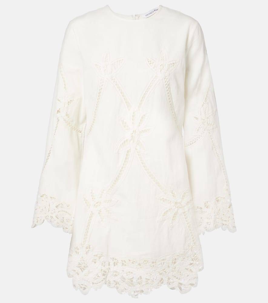Veronica Beard Amberg cotton and linen minidress
