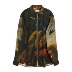 Soulland, Skjorta, Herr, M, Derry overshirt med dragkedja framtill - multicolor (M)