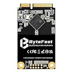 ByteFest 2 TB SSD mSATA Mini SATA III 6 Gbit/s Intern Solid State-enhet (30 x 50 mm), 3D NAND, uppgradering av lagringsutrymme för bärbara och stationära datorer