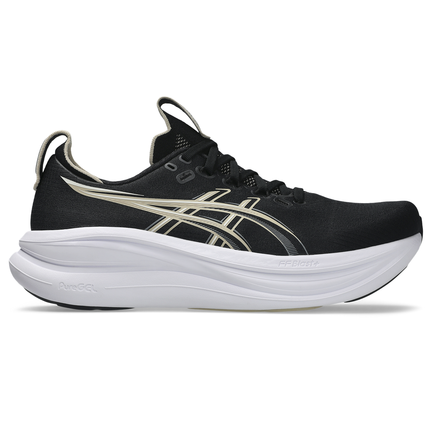Gel-Nimbus 28, Herre, Black/Feather Grey - 10
