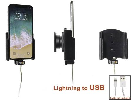 Brodit Hållare för Kabelanslutning, Apple iPhone X/Xs