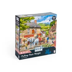 Pulling their Weight 500 XL brikker puslespil fra House of Puzzles