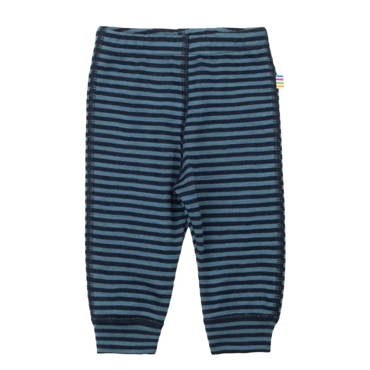 Joha stribet uld leggings blå.