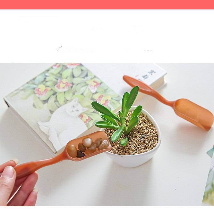 1pc trädgårdsredskap planteringsmaskiner handverktyg plastspade multifunktions mini spadeskedar växt krukväxter blommor vändare lf 161