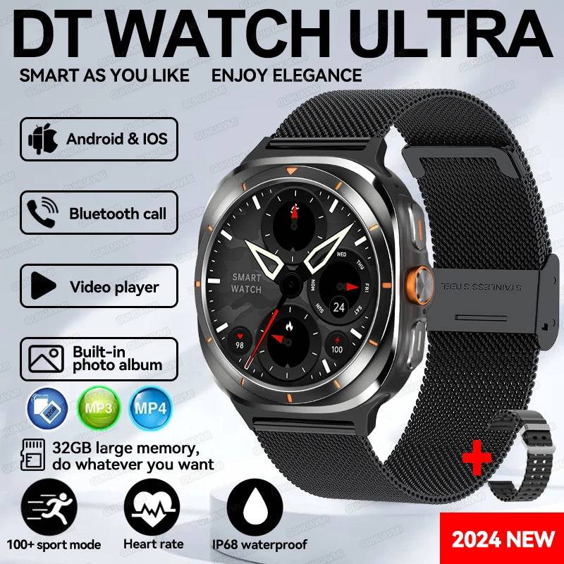 Galaxy Watch 7 Ultra Smart Bracelet - Black Mesh Belt / Galaxy 32GB Watch 7