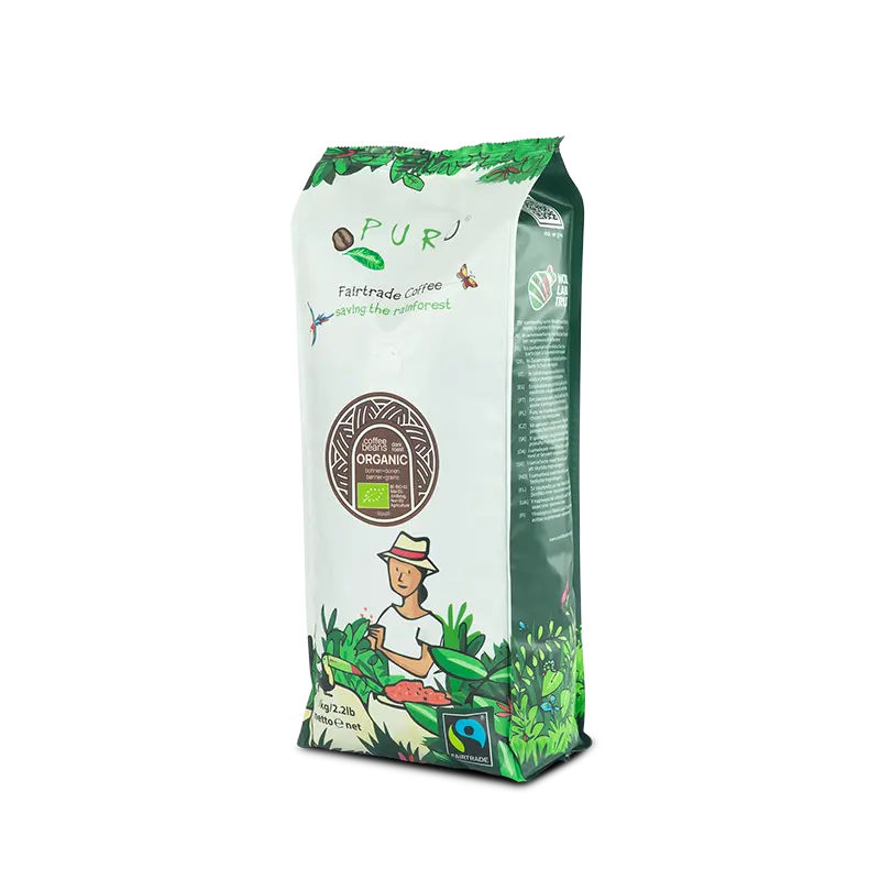 Puro Organic Dark Roast Kaffebønner Abb. - 1 kg..