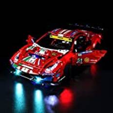 Brick Shine GC Light Kit för LEGO® Ferrari 488 GTE "AF Corse #51 42125 (Lego-set ingår inte) (Classic)