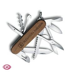 Victorinox Huntsman Wood - Fickkniv med namn