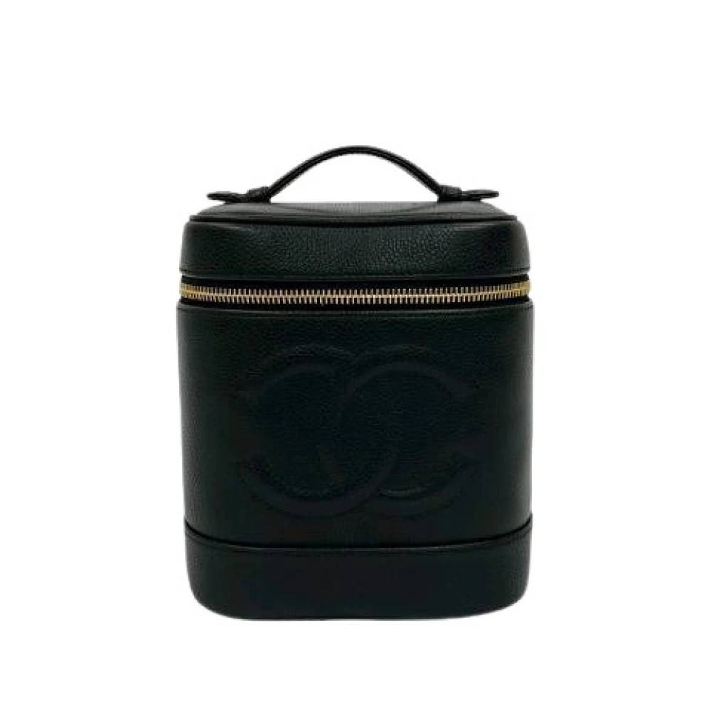 Chanel Vintage Pre-owned Laeder hndtasker - Vintage - Dame - Sort - ONE SIZE - Tyl