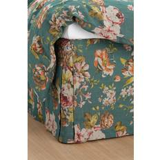 Ellos Home - Sängkappa Candice Rose i tvättat lin 52 cm - Grön