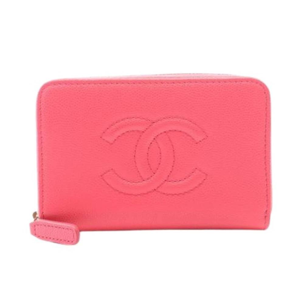 Chanel Vintage Pre-owned Møntpung / Mønttaske - Vintage - Dame - Lyserød - ONE SIZE - Læder