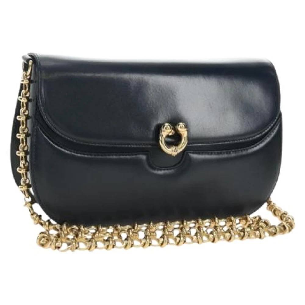 Gucci Vintage Pre-owned Vintage Skuldertaske - Vintage - Dame - Blå - ONE SIZE - Uld