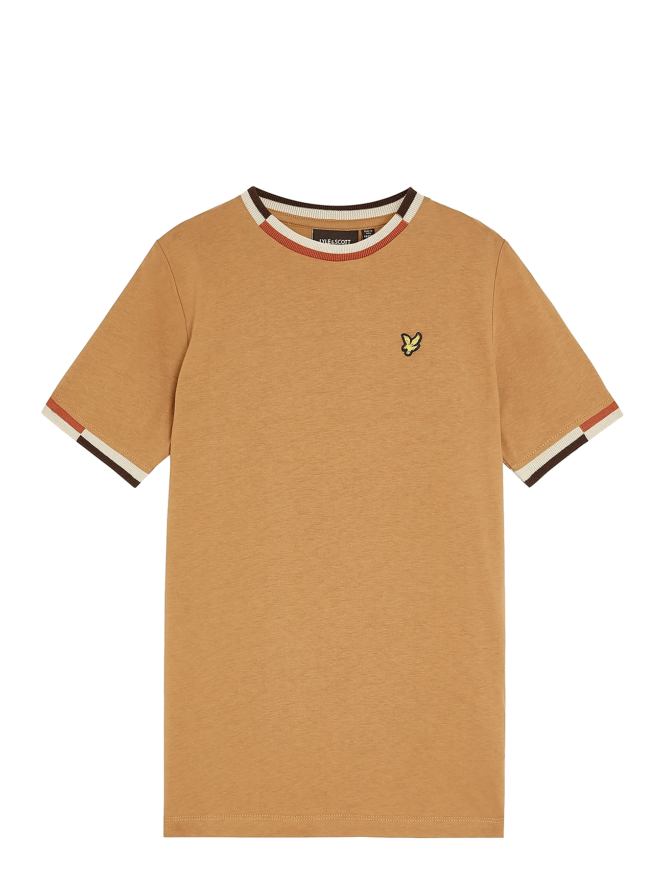Lyle & Scott Multi Rib T-Shirt - Beige - 15-16