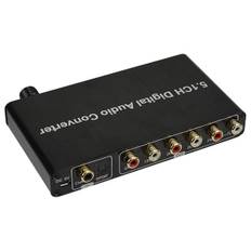 5.1ch Dac Converter Audio Decoder Digital Optisk Koaksial Toslink To Rca 3.5mm Jack Support til Dol