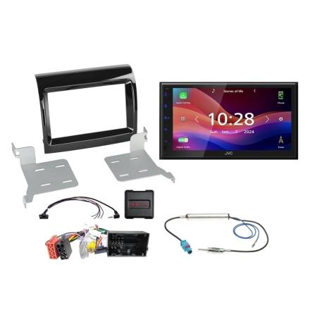 JVC KW-M695DBW bilstereopakke til Fiat/Citroen/Opel/Peugeot