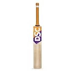 Krunch 11 Kashmir Willow Cricket Bat 2023 | Färg: Beige | Storlek - 5 | Uttalad rosett | Monstruös slagområde | Utökad effektzon | massiva kanter | Utsökt balans | Crosswave Tape på kanter