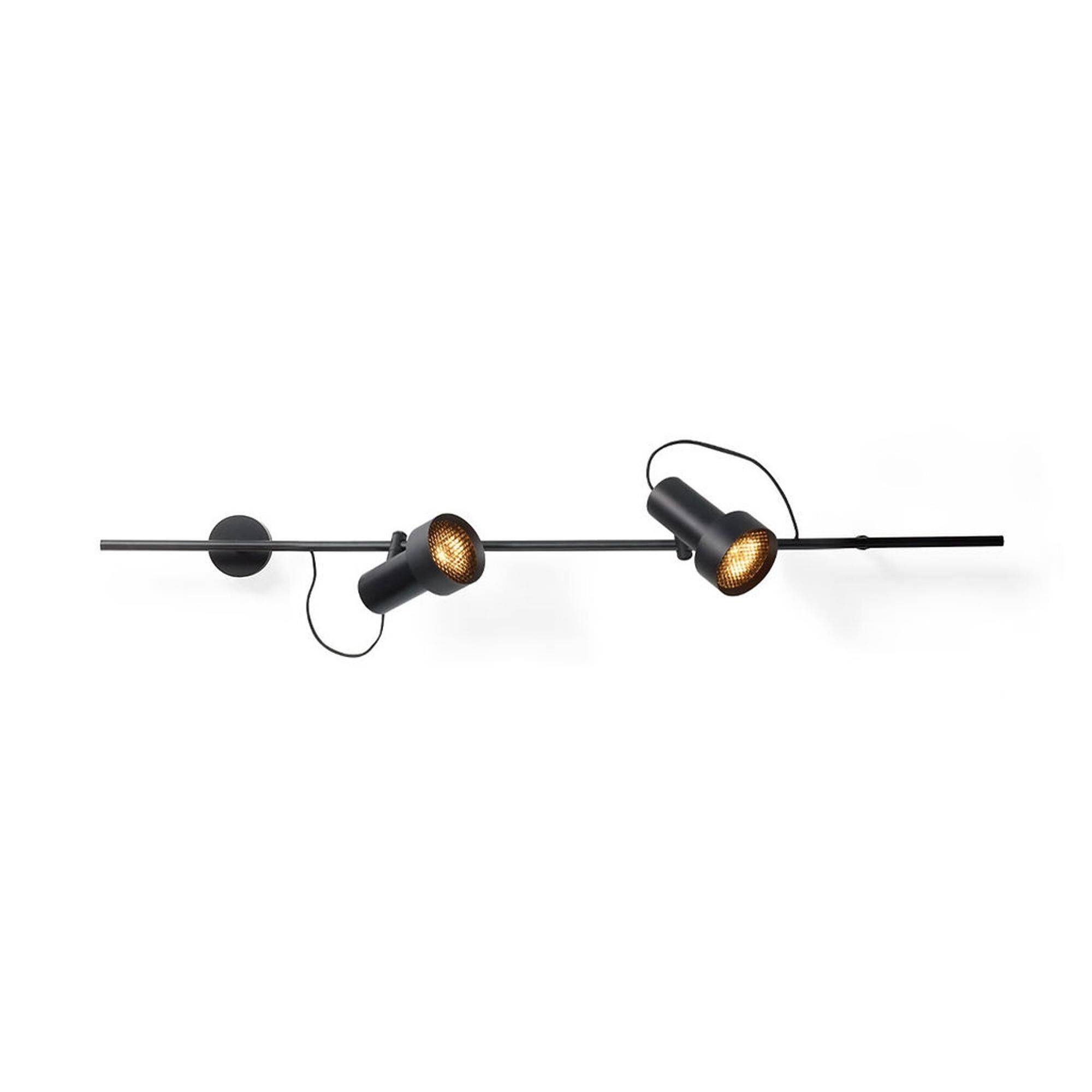 Trizo 21 2Thirty-WH2 Honeycomb Væglampe Sort/Sort Ring.