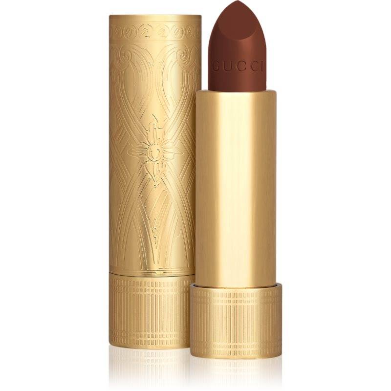 Gucci Gucci Beauty Rouge à Lèvres Satin Lipstick Satin læbestift Skygge 123 Auroral Amber 3.5 g - 3.5 g