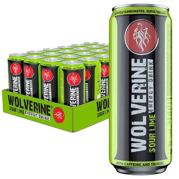 Wolverine Sour Lime 25cl x 24st