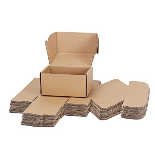 RLAVBL Förpackning med 25 kartonglådor 15,3 x 10,2 x 7,6 cm med lock för frakt
