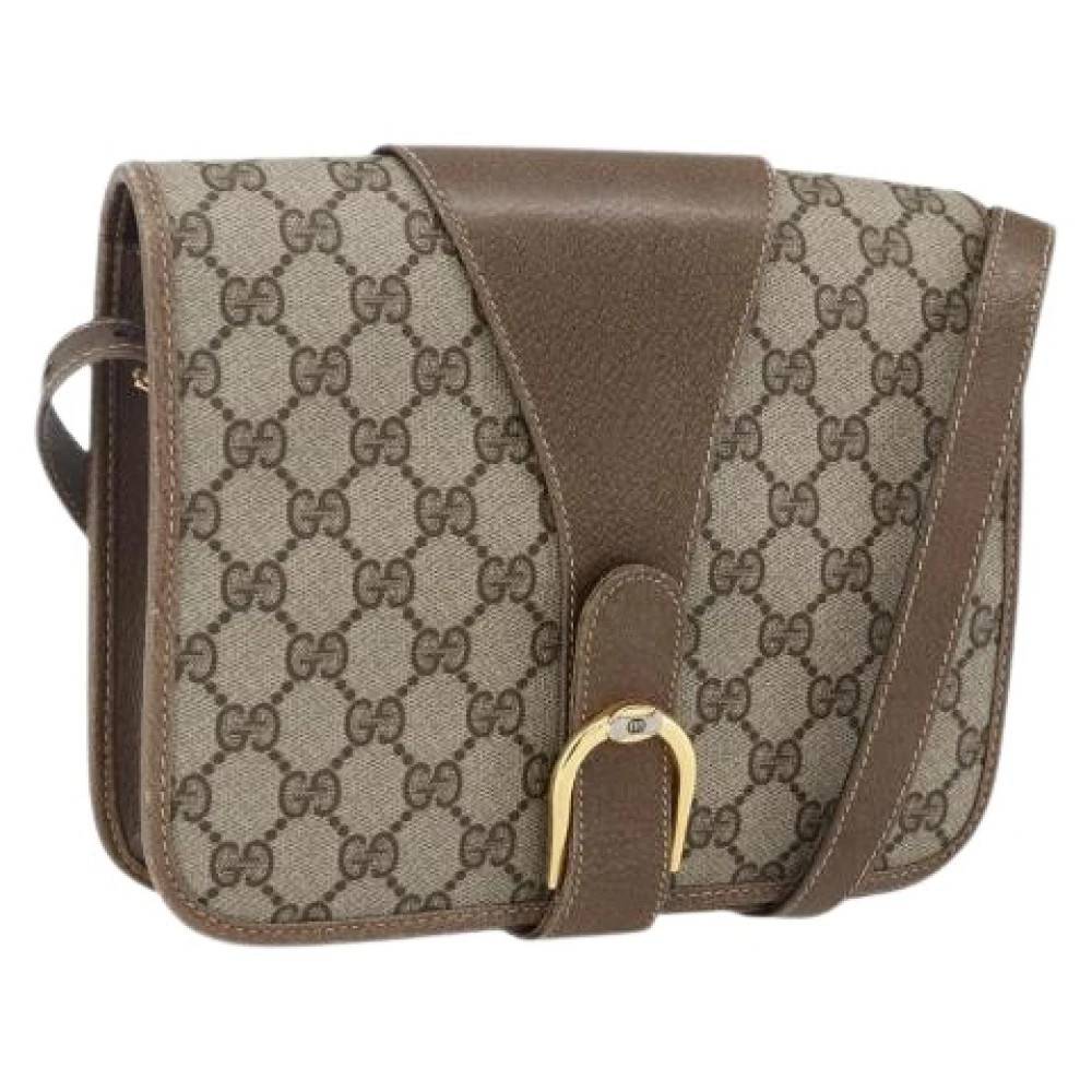 Gucci Vintage Pre-owned Plastic Cross Body Bag - Vintage - Dame - Beige - ONE SIZE -