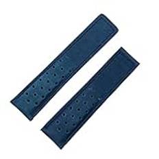 20 mm 22 mm 24 mm klockband i äkta frostat läder för TAG-rem för HEUER CARRERA AQUARACER Monaco F1 klockarmband Armbandsspänne