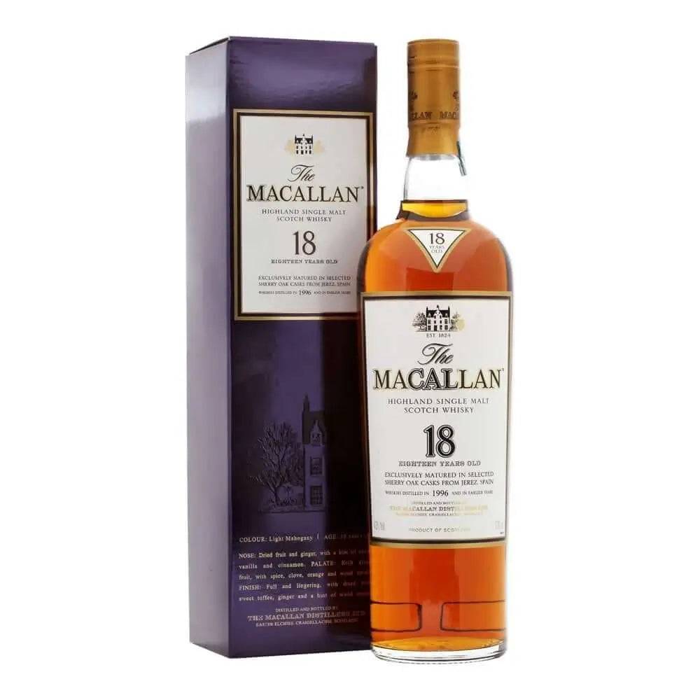 Macallan 18 Years Old Sherry Oak 1996