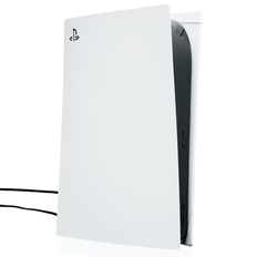 PS5 Wall Mount | SONY (Fits both Disc/Digital) - Mounts for PS5 + 2x Controllers (Most Popular) / White