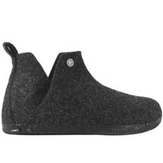 Birkenstock andermatt mørkegrå hjemmesko i uldfilt