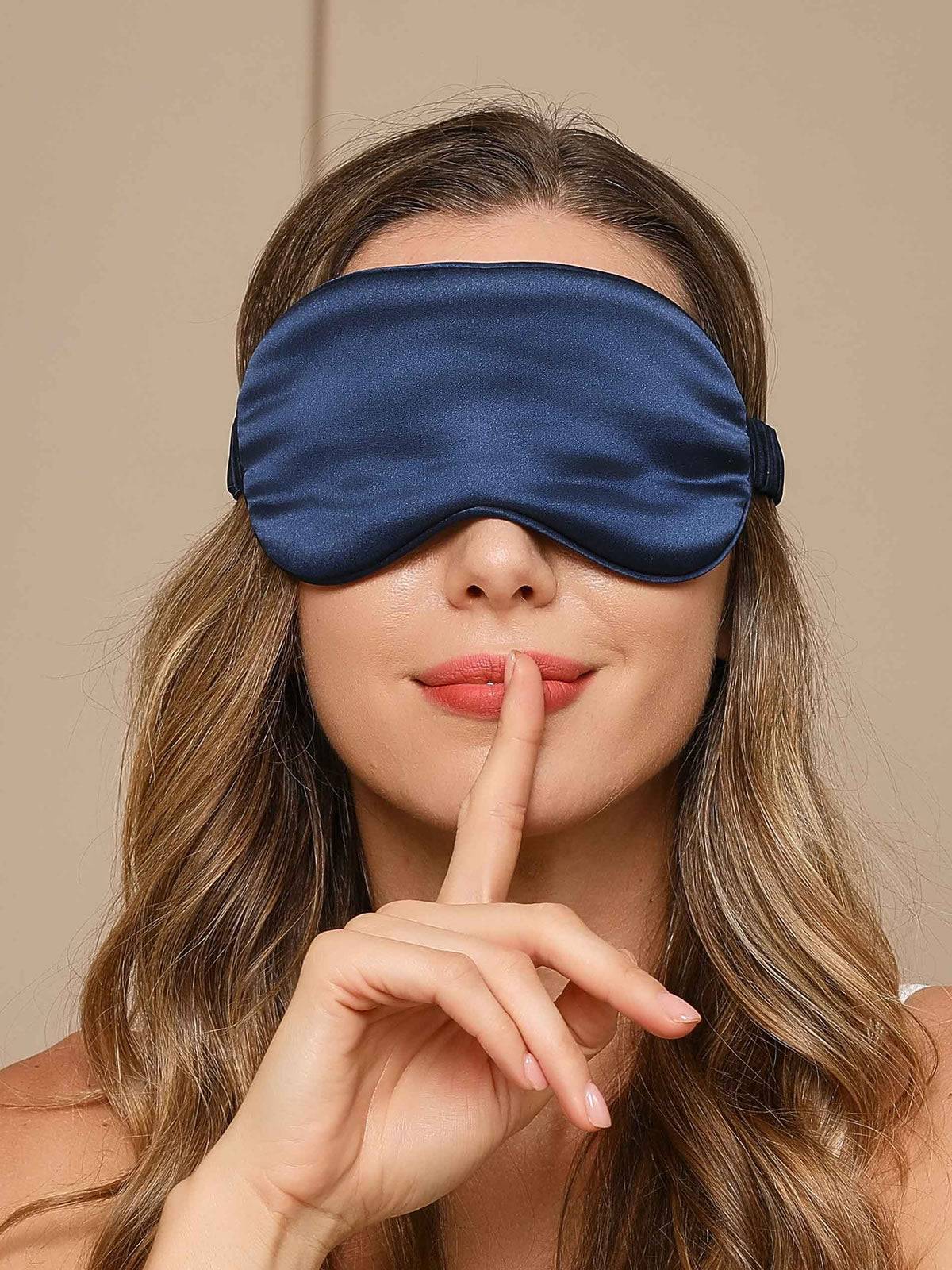 Sovmask i Ren Siden med Elastiskt Band