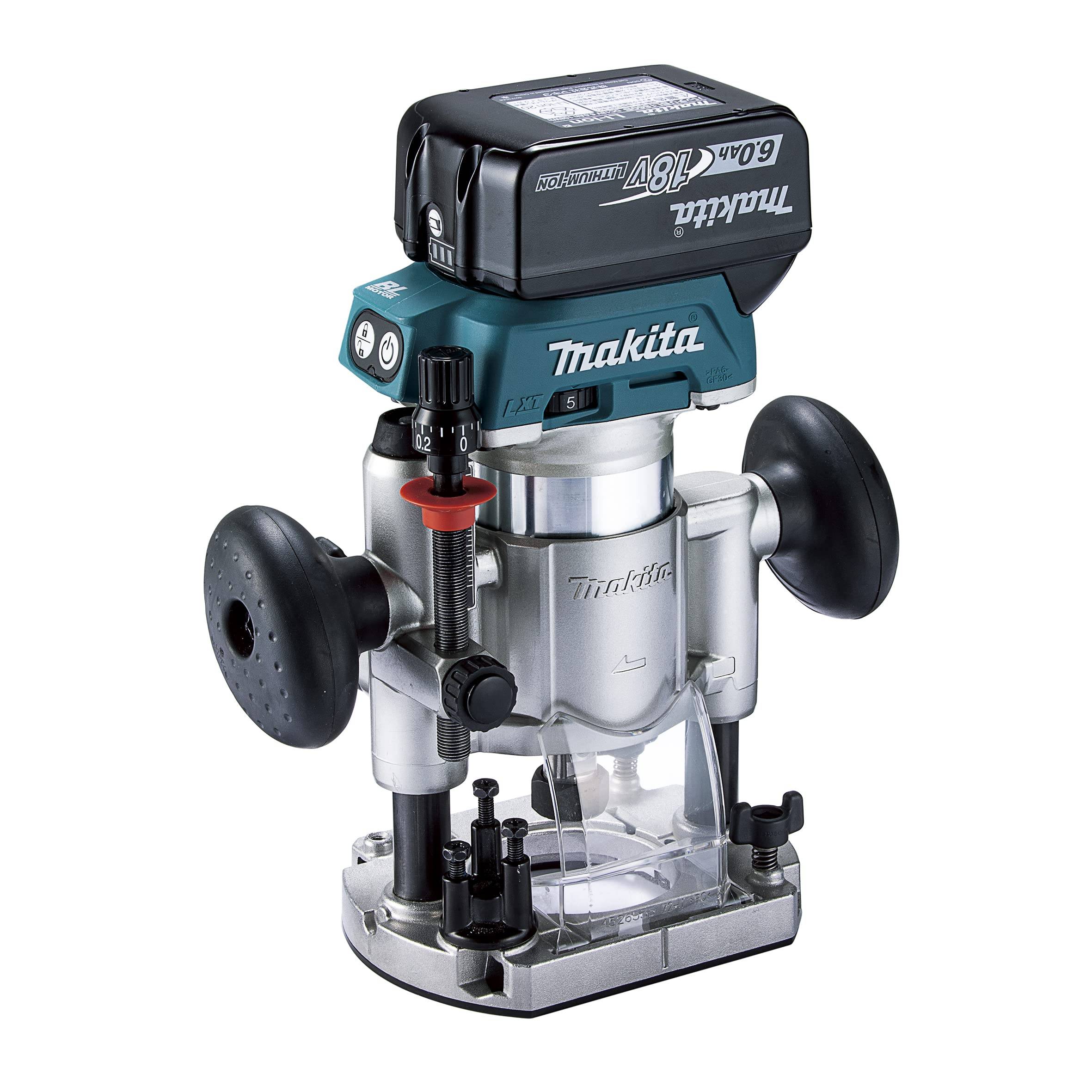 Makita uppladdningsbar trimmer med och fodral RT51DRG Blå 18V6.0Ah batteri, laddare, blå