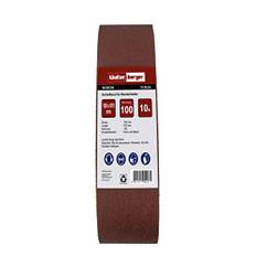 Woltersberger® Slipband för tyg 15 stycken, Storlek 100 x 915 mm, 3 band vardera i kornighet K80, K120, K150, K240, K400, slipband band band slippapper set