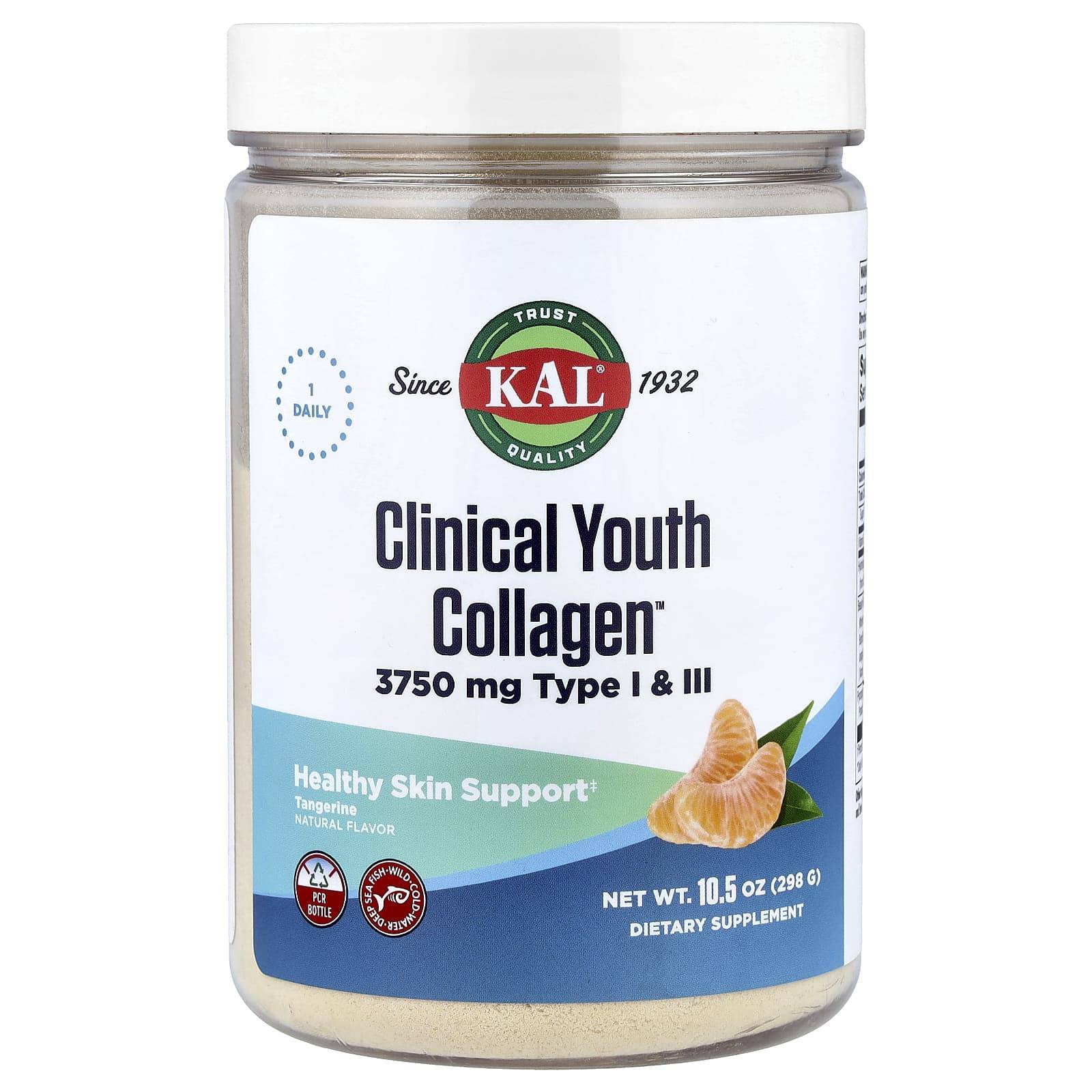Clinical Youth Collagen™, Tangerine, 298G (10.5Oz)