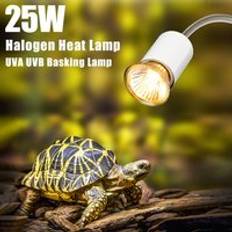 25w reptil lampa lampa sköldpadda basking uv lampor uva uvb värmelampa amfibier temperaturkontroll för sköldpadda akvarium