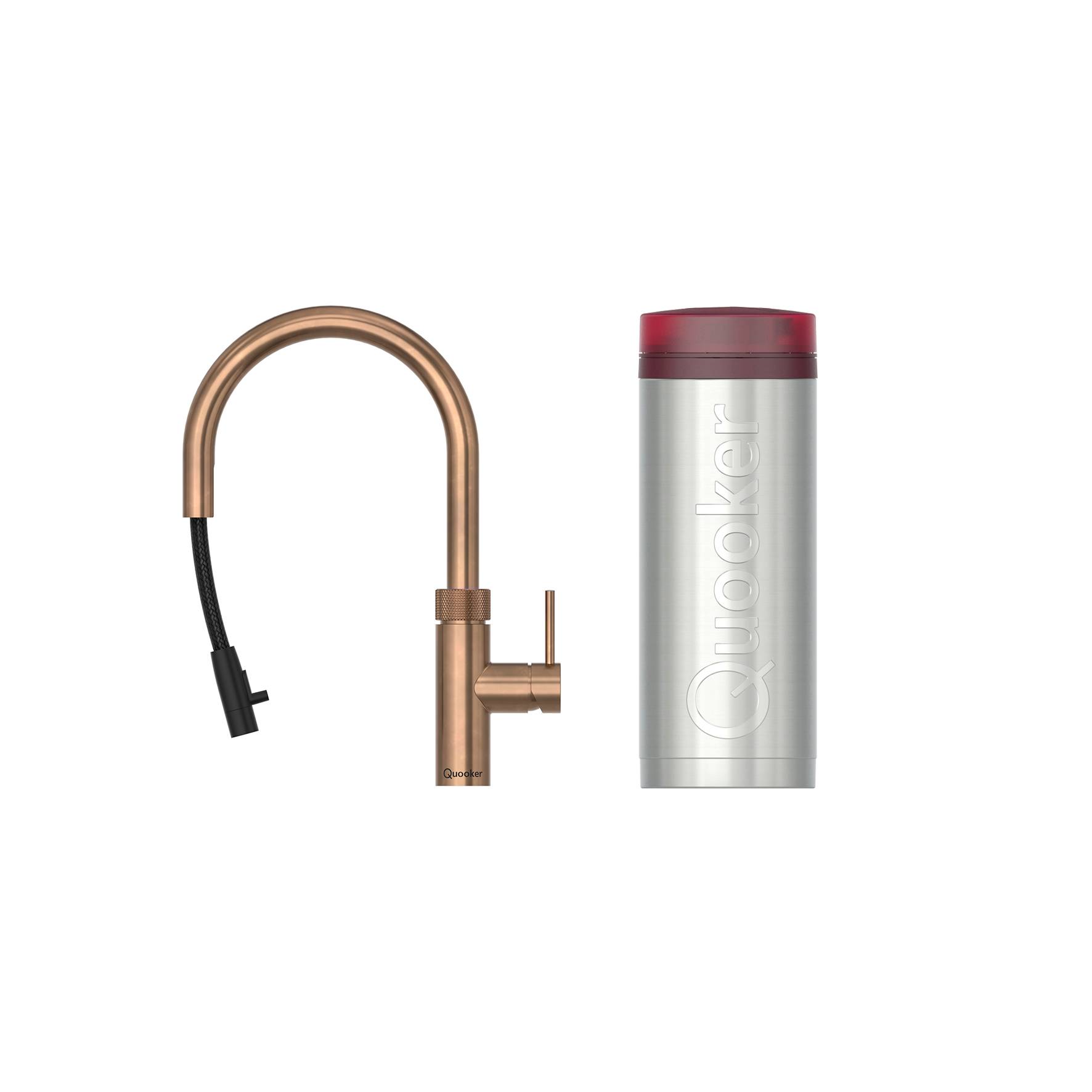 Quooker Flex Round inkl. PRO3 - Brun Messing