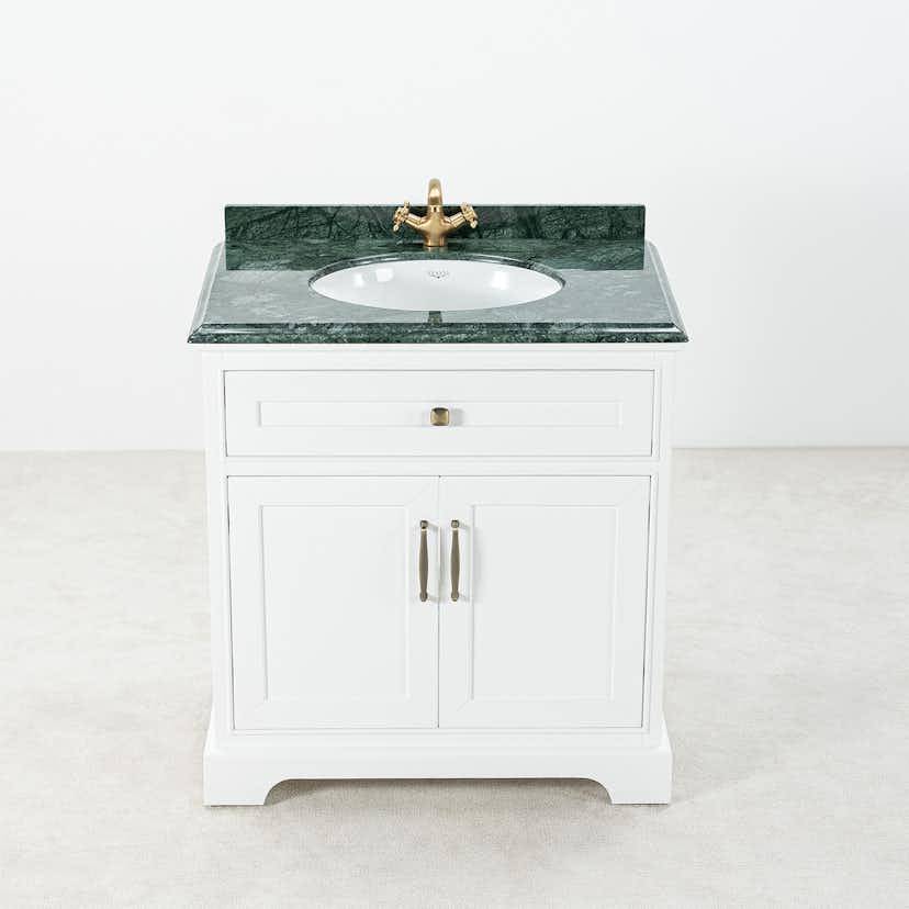 Tvättställsskåp Vesani Wyoming Grön Marmor