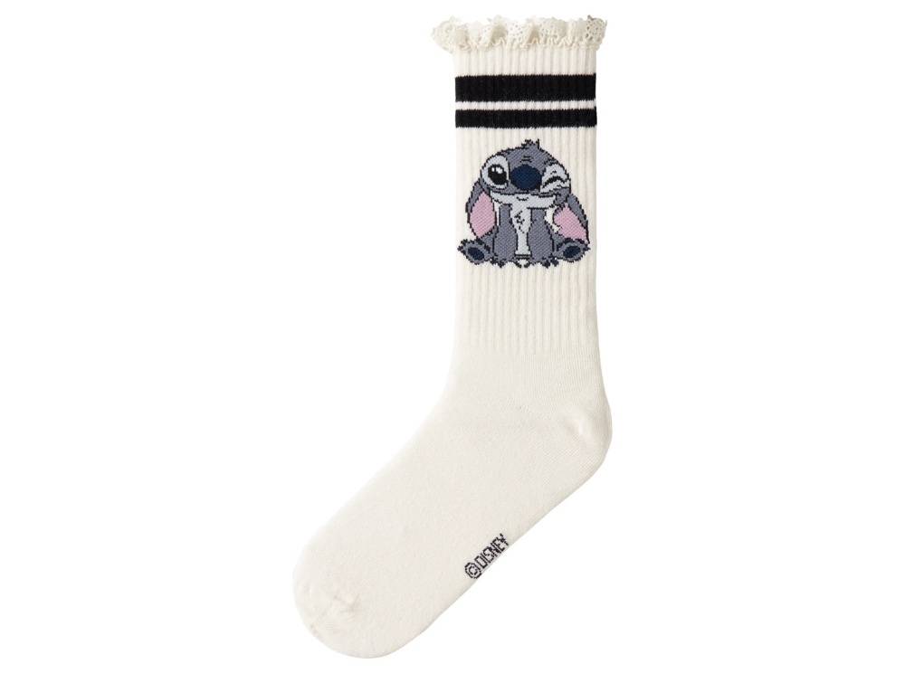 Name It Strømper Cloud Dancer Med Stitch - Str. 34/36